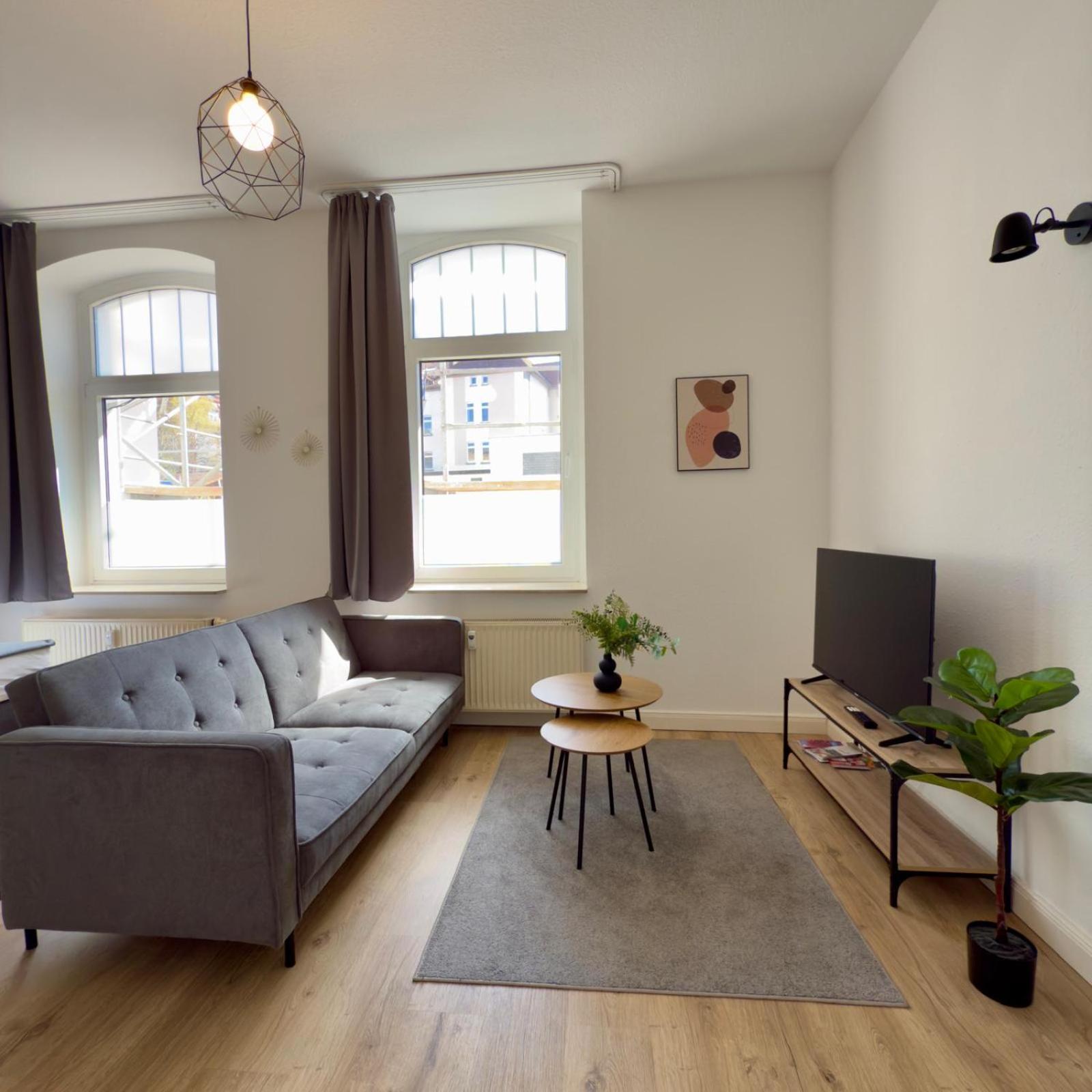 Raha Apartments - Modernes Studio-Apartment - Hbf - Gratis Parkplatz Erfurt Buitenkant foto